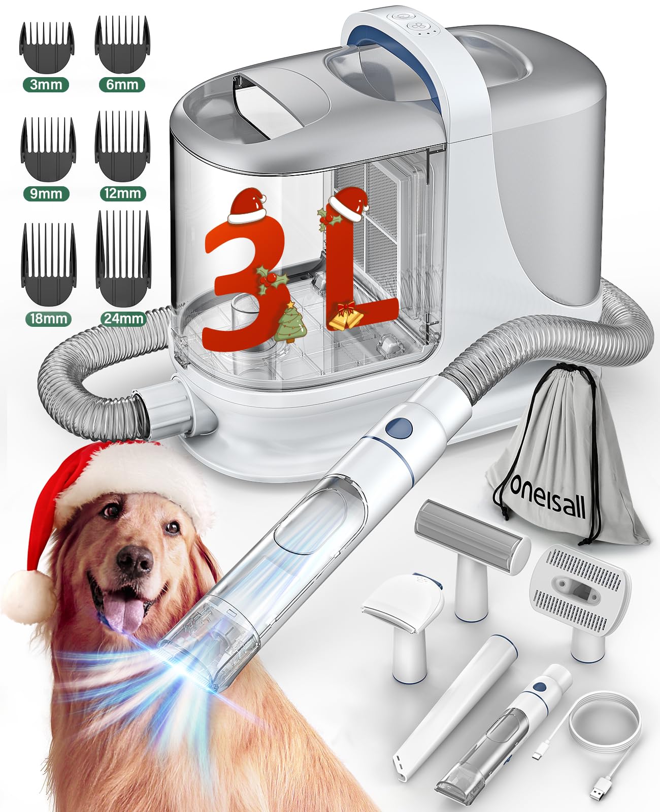 oneisall Dog Grooming Vacuum